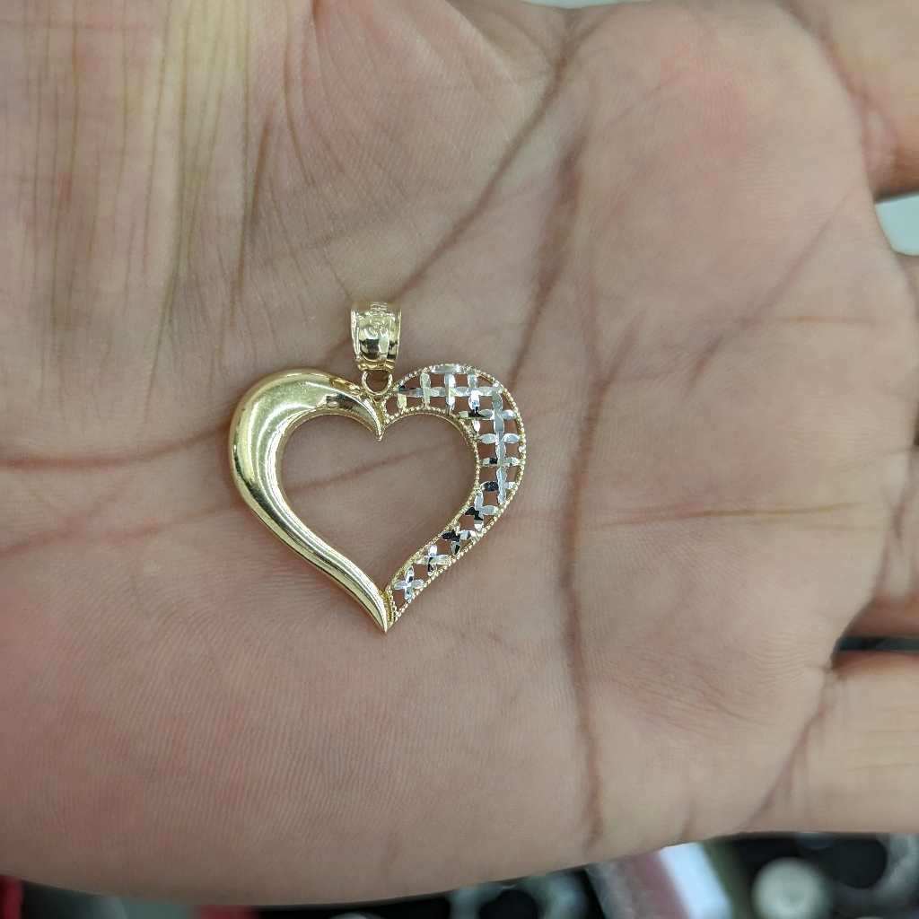 10kt Real Gold Heart Pendant 269$